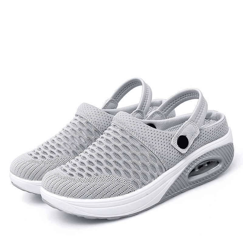 Women's Air Cushion Slip-On Walking Shoes – Bouncy & Breathable