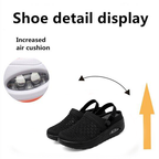 Women's Air Cushion Slip-On Walking Shoes – Bouncy & Breathable
