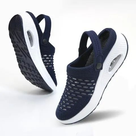 Women's Air Cushion Slip-On Walking Shoes – Bouncy & Breathable