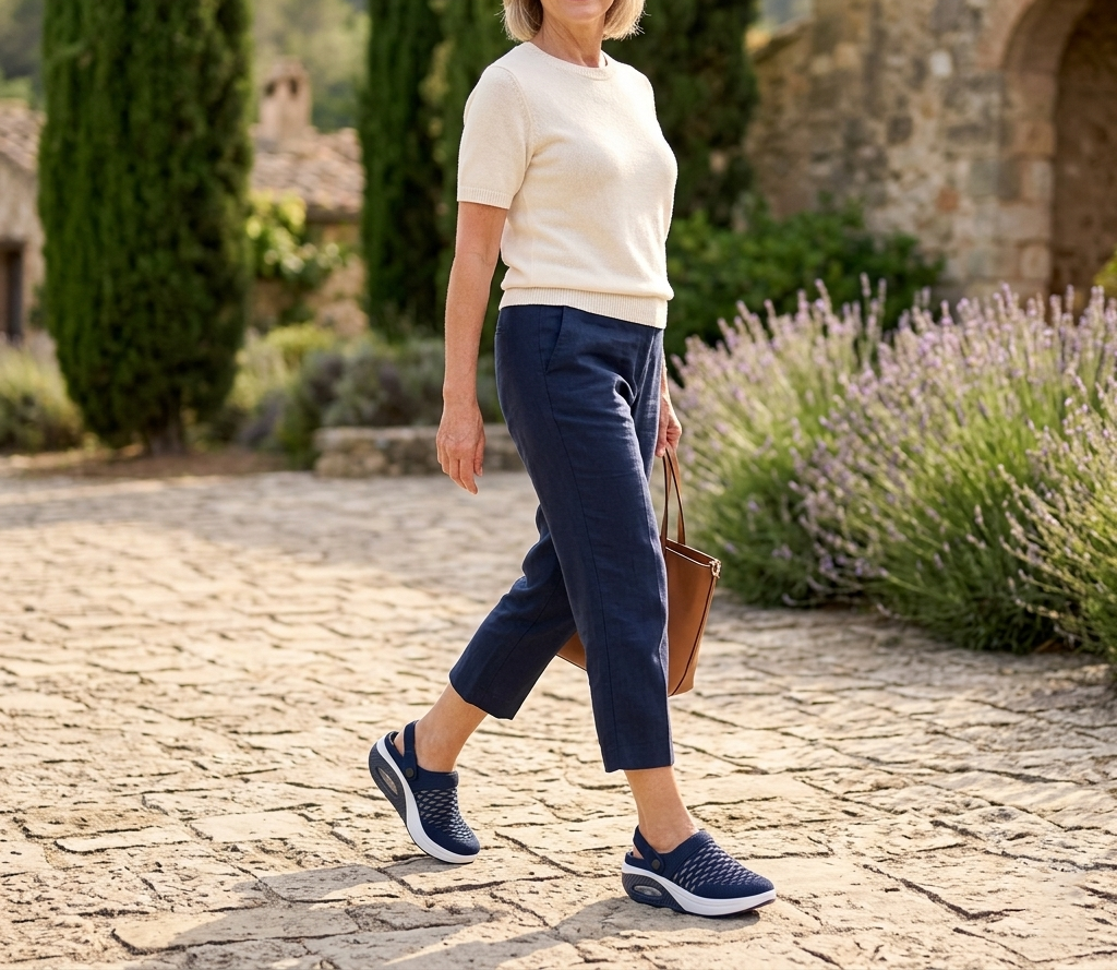 Women's Air Cushion Slip-On Walking Shoes – Bouncy & Breathable
